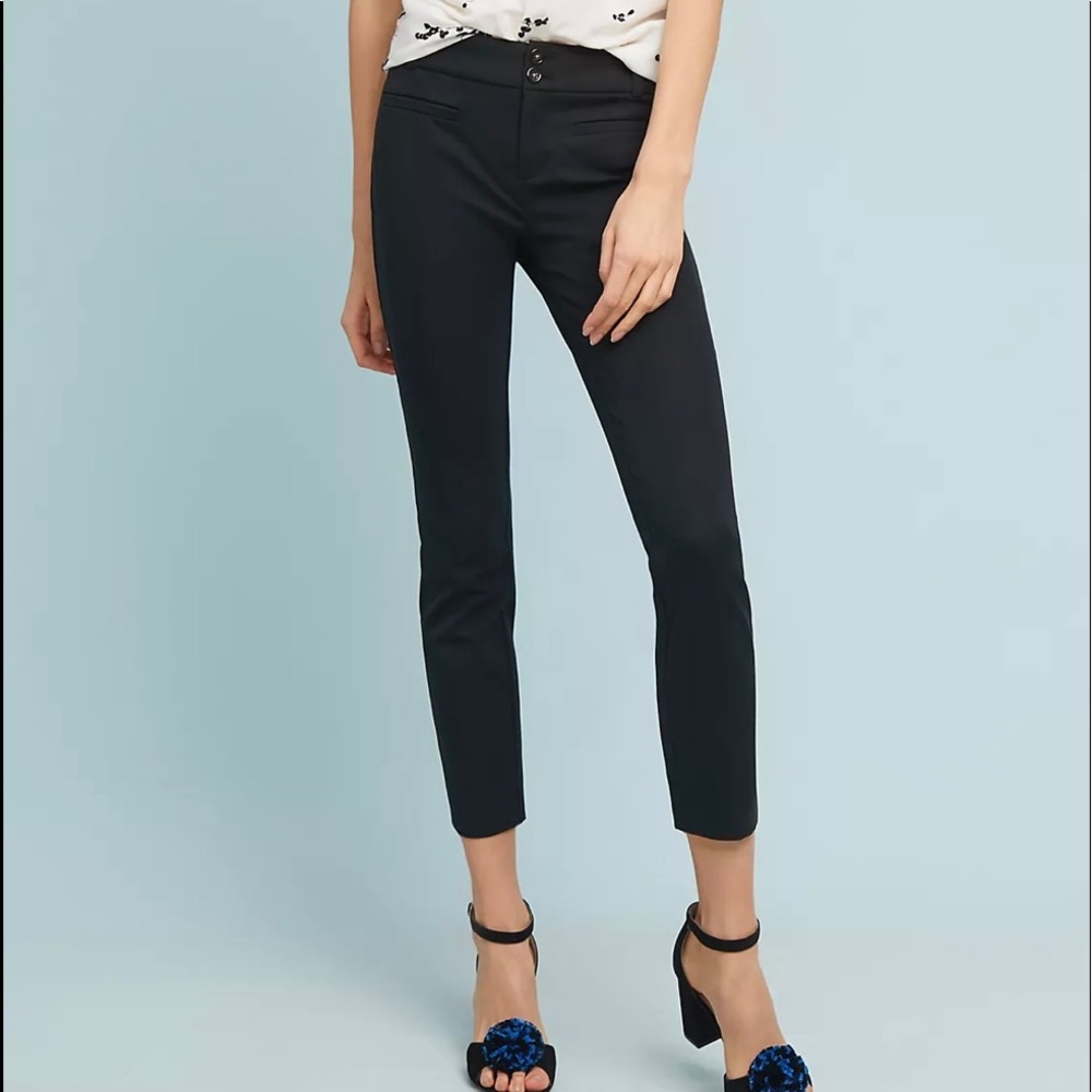 Anthropologie The Essential Slim trousers.